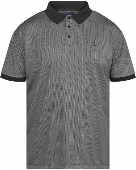 North Latitude 61158 Cool Effect Polo Majica Crna - Polo majice - Muške Polo Majice Veliki Brojevi