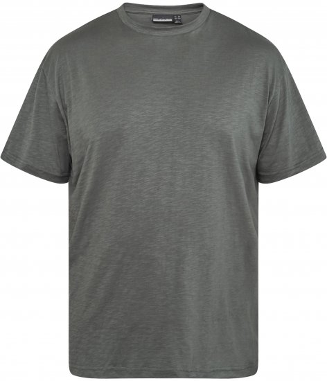 North Latitude 61317 Slub Majica S Printom Na Leđima Tamno Prašnjavo Zelena - Majice Kratkih Rukava - Muške Majice Kratkih Rukava Veliki Brojevi 