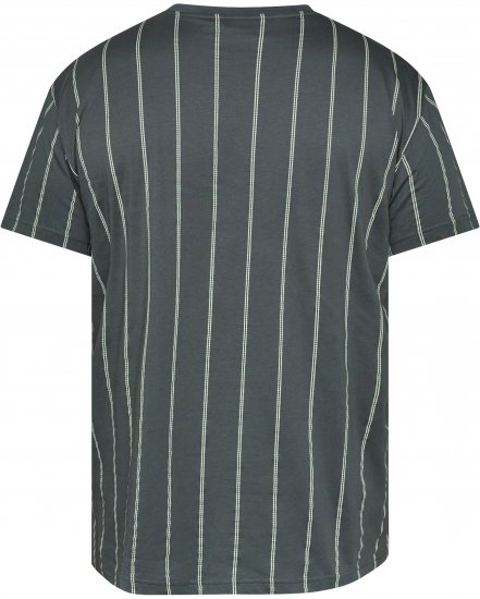 North Latitude 61319 Prugasta Majica Tamno Prašnjavo Zelena - Majice Kratkih Rukava - Muške Majice Kratkih Rukava Veliki Brojevi 