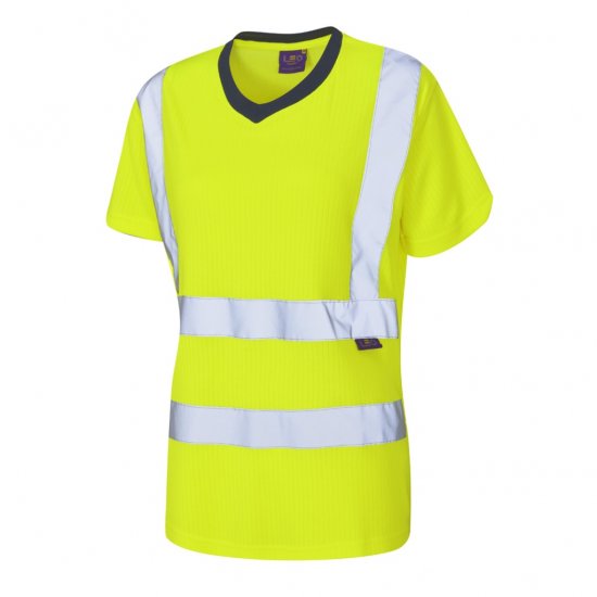 Leo Belstone EcoViz Comfort Women's T-Shirt Yellow - Radna odjeća - 