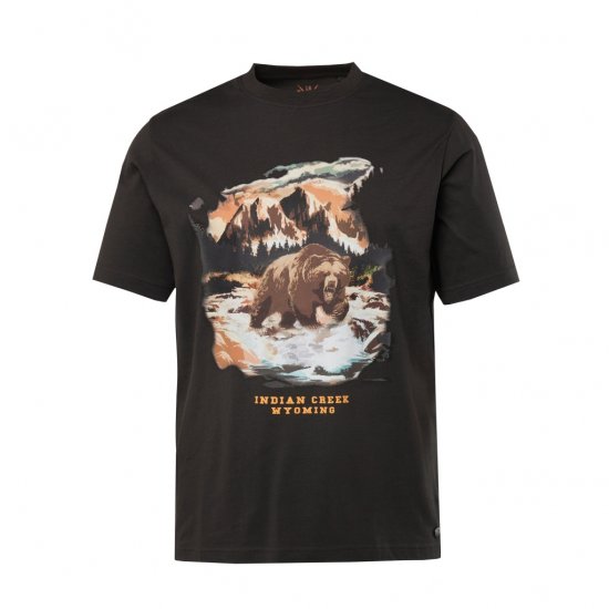 JP1880 T-Shirt Indian Creek Anthracite TALL - MUŠKA ODJEĆA MT-6XLT - Odjeća za Visoke Muškarce
