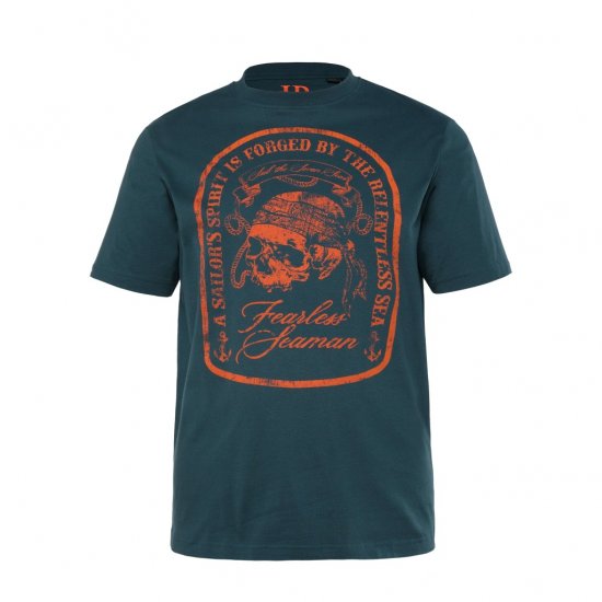 JP1880 T-Shirt Fearless Seaman Blue - Majice Kratkih Rukava - Muške Majice Kratkih Rukava Veliki Brojevi 