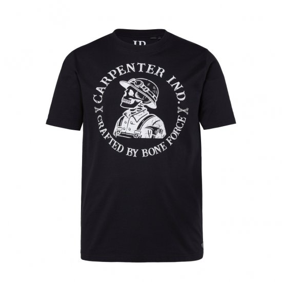JP1880 T-Shirt Crafted By Bone Force Black - Majice Kratkih Rukava - Muške Majice Kratkih Rukava Veliki Brojevi 