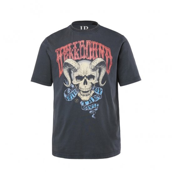 JP1880 T-Shirt Driven By The Devil Black - Majice Kratkih Rukava - Muške Majice Kratkih Rukava Veliki Brojevi 