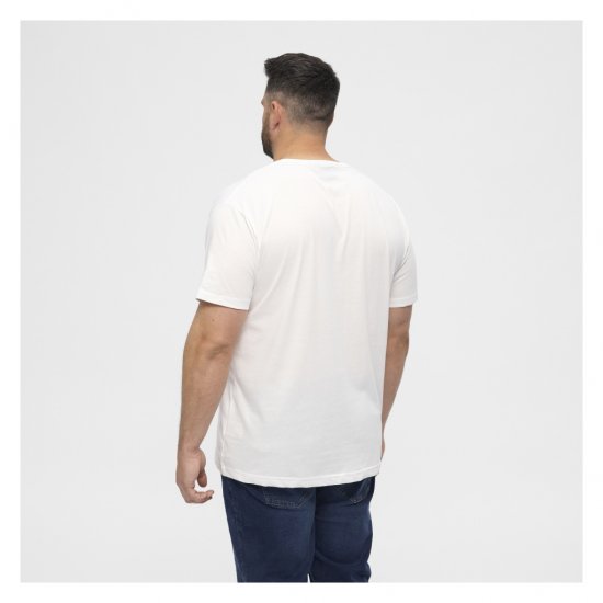 North Latitude T-Shirt O-Neck White - Majice Kratkih Rukava - Muške Majice Kratkih Rukava Veliki Brojevi 