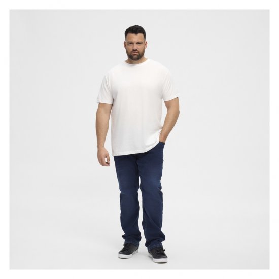North Latitude T-Shirt O-Neck White - Majice Kratkih Rukava - Muške Majice Kratkih Rukava Veliki Brojevi 