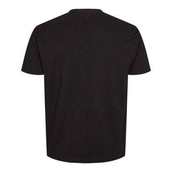 North Latitude T-Shirt O-Neck Black - Majice Kratkih Rukava - Muške Majice Kratkih Rukava Veliki Brojevi 