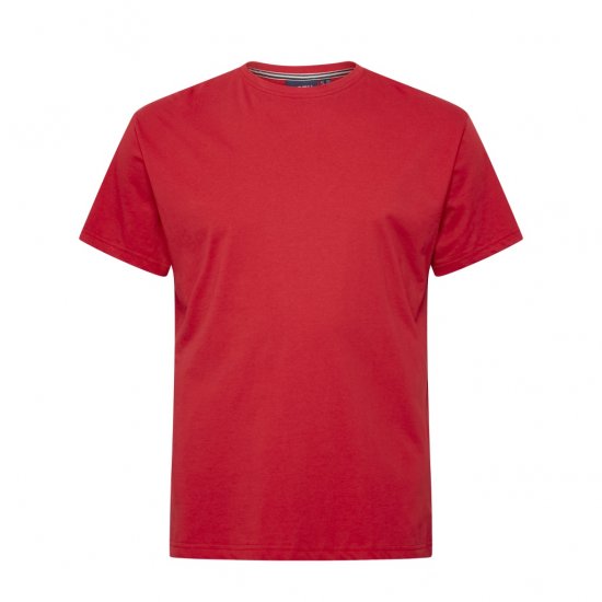 North Latitude T-Shirt O-Neck Red - Majice Kratkih Rukava - Muške Majice Kratkih Rukava Veliki Brojevi 
