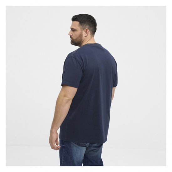 North Latitude Logo T-Shirt Navy - Majice Kratkih Rukava - Muške Majice Kratkih Rukava Veliki Brojevi 