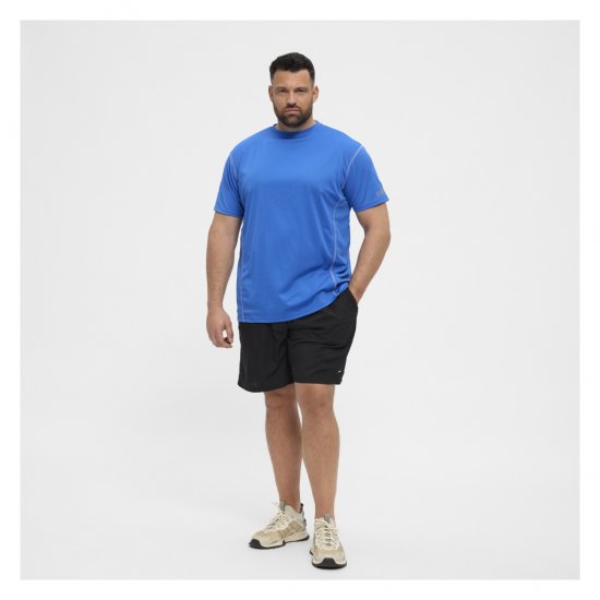 North Latitude Sport Tech T-Shirt Cobolt Blue - Majice Kratkih Rukava - Muške Majice Kratkih Rukava Veliki Brojevi 