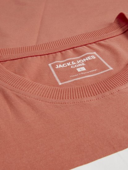 Jack & Jones Spring Logo T-Shirt Pink - Majice Kratkih Rukava - Muške Majice Kratkih Rukava Veliki Brojevi 