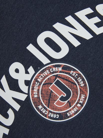 Jack & Jones Ounce T-Shirt Navy - Majice Kratkih Rukava - Muške Majice Kratkih Rukava Veliki Brojevi 