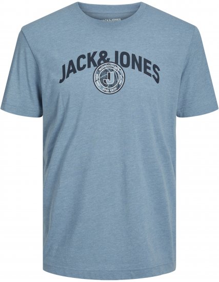 Jack & Jones Ounce Logo T-Shirt Turquoise - Majice Kratkih Rukava - Muške Majice Kratkih Rukava Veliki Brojevi 