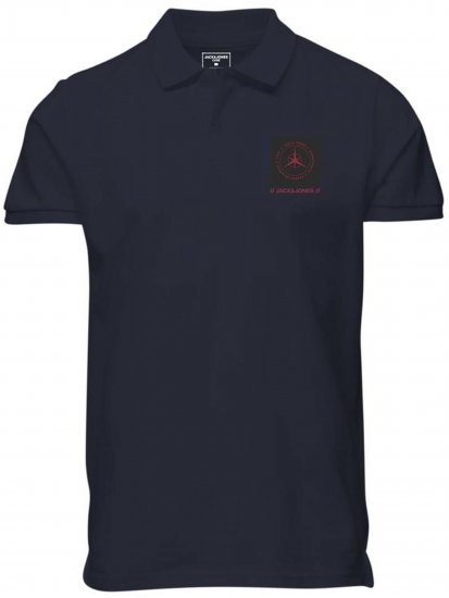 Jack & Jones Conrad Polo Short Sleeve Navy - Polo majice - Muške Polo Majice Veliki Brojevi