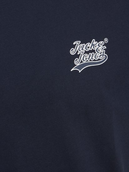 Jack & Jones Trevor T-Shirt Navy - Majice Kratkih Rukava - Muške Majice Kratkih Rukava Veliki Brojevi 