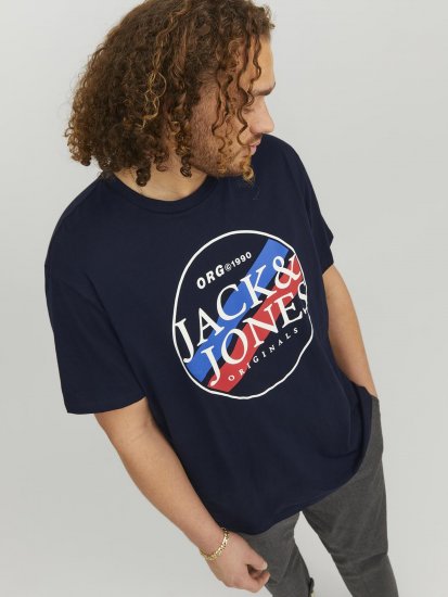 Jack & Jones Codyy T-Shirt Navy - Majice Kratkih Rukava - Muške Majice Kratkih Rukava Veliki Brojevi 