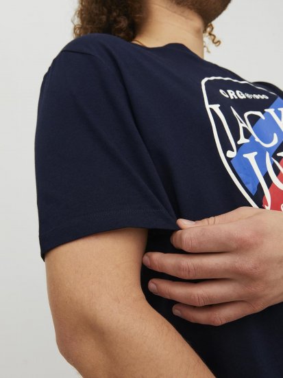 Jack & Jones Codyy T-Shirt Navy - Majice Kratkih Rukava - Muške Majice Kratkih Rukava Veliki Brojevi 