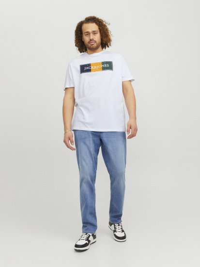 Jack & Jones Codyy T-Shirt White - Majice Kratkih Rukava - Muške Majice Kratkih Rukava Veliki Brojevi 
