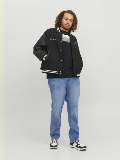 Jack & Jones Copenhagen Photo T-Shirt Black - Majice Kratkih Rukava - Muške Majice Kratkih Rukava Veliki Brojevi 