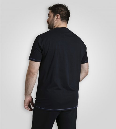 D555 Birkenhead T-Shirt Gas Monkey Garage Navy - Majice Kratkih Rukava - Muške Majice Kratkih Rukava Veliki Brojevi 