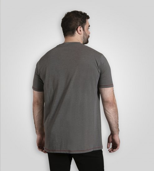 D555 Clydebank T-Shirt Official AC/DC Black Ice Grey - Majice Kratkih Rukava - Muške Majice Kratkih Rukava Veliki Brojevi 