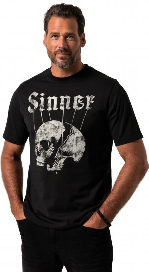 JP1880 T-Shirt Sinner Black - Majice Kratkih Rukava - Muške Majice Kratkih Rukava Veliki Brojevi 
