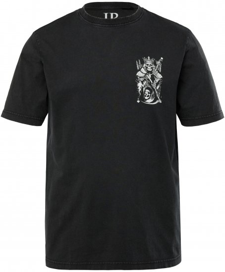 JP1880 T-Shirt Vintage Skeleton Black - Majice Kratkih Rukava - Muške Majice Kratkih Rukava Veliki Brojevi 