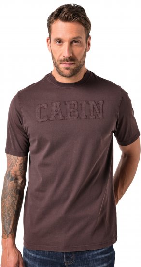 JP1880 T-Shirt Cabin Vintage Mocha TALL - MUŠKA ODJEĆA MT-6XLT - Odjeća za Visoke Muškarce
