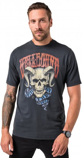JP1880 T-Shirt Driven By The Devil Black - Majice Kratkih Rukava - Muške Majice Kratkih Rukava Veliki Brojevi 