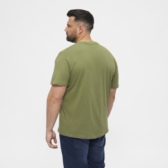 North Latitude T-Shirt O-Neck Olive Green TALL - TALL T-shirts - 