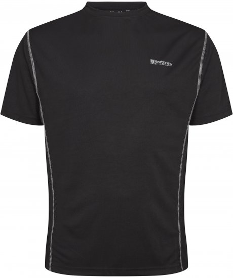 North Latitude Tech T-Shirt Black TALL - TALL T-shirts - 