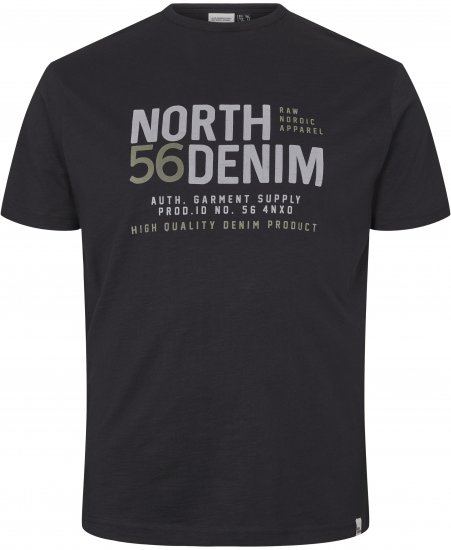 North Latitude Denim Printed T-Shirt Black TALL - TALL T-shirts - Majice za Visoke Muškarce