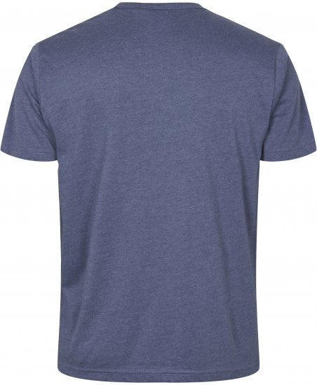 North Latitude Denim Printed T-Shirt Blue Melange TALL - TALL T-shirts - Majice za Visoke Muškarce