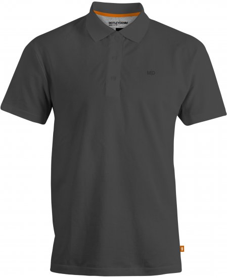 Motley Denim Bratislava Polo Charcoal - Polo majice - Muške Polo Majice Veliki Brojevi