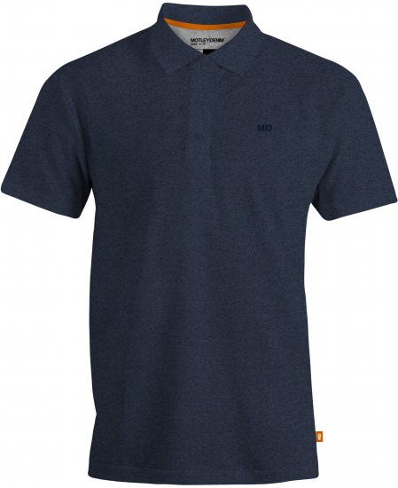 Motley Denim Bratislava Polo Dark Indigo - Polo majice - Muške Polo Majice Veliki Brojevi