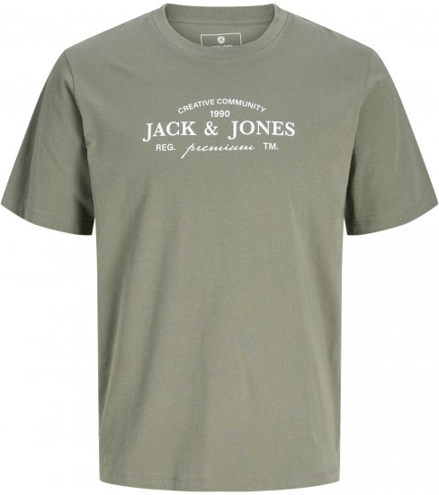 Jack & Jones Kevin Majica Siva - Majice Kratkih Rukava - Muške Majice Kratkih Rukava Veliki Brojevi 