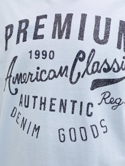 Jack & Jones Alex Majica Svijetloplava - Majice Kratkih Rukava - Muške Majice Kratkih Rukava Veliki Brojevi 