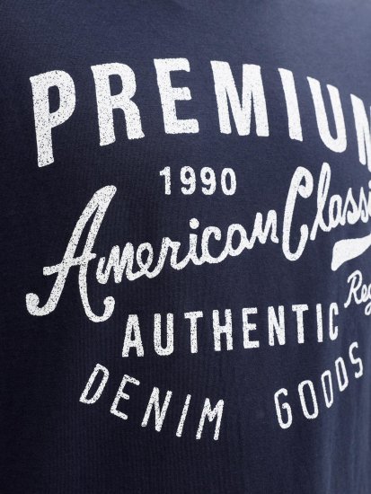 Jack & Jones Alex Majica Tamnoplava - Majice Kratkih Rukava - Muške Majice Kratkih Rukava Veliki Brojevi 