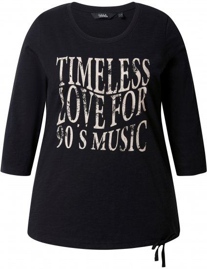 Ulla Popken Timeless Love 3/4 Sleeve Graphic Tee - Majice - 