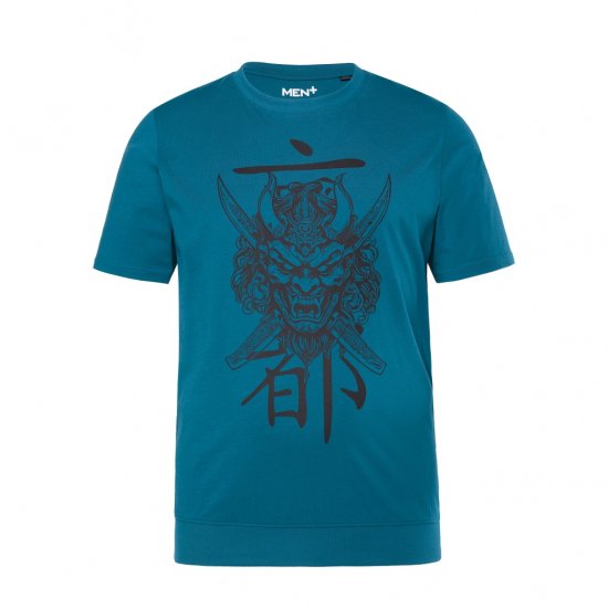 Men Plus T-Shirt Short Sleeve Lagoon Green - Majice Kratkih Rukava - Muške Majice Kratkih Rukava Veliki Brojevi 