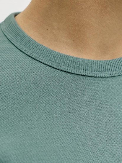 Jack & Jones College Logo Crew Neck T-Shirt Turquoise - Majice Kratkih Rukava - Muške Majice Kratkih Rukava Veliki Brojevi 