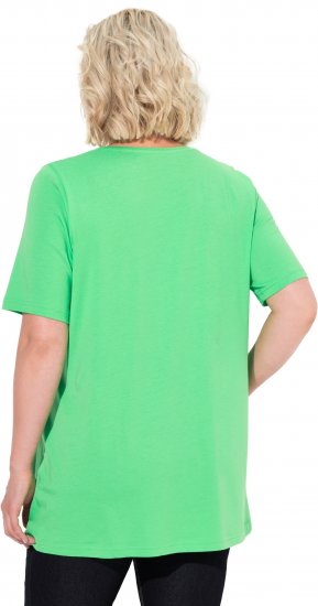 Ulla Popken Essential Front Pleat Tee Mint Green - Majice - 
