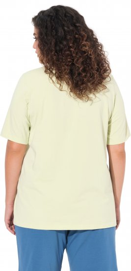 Ulla Popken Essential Round Neck Stretch Tee Pistachio - Majice - 