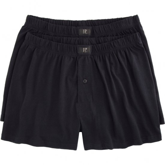 JP1880 Boxers OEKO-TEX Soft Stretch Black - Donje rublje & kupaće hlače - muške donje rublje veliki brojevi