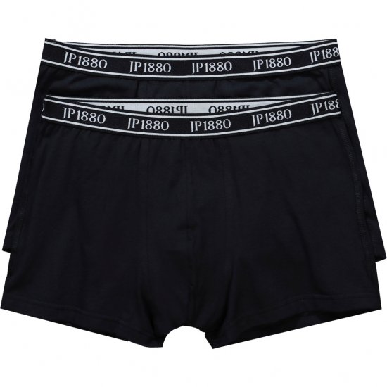 JP1880 Boxershorts Flexnamic 2-Pack Black - Donje rublje & kupaće hlače - muške donje rublje veliki brojevi