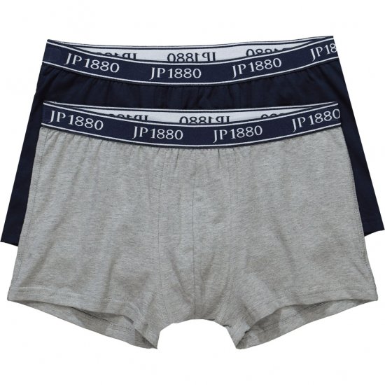 JP1880 Boxershorts Flexnamic 2-Pack Navy/Grey - Donje rublje & kupaće hlače - muške donje rublje veliki brojevi