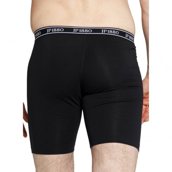 JP1880 Boxers Flexnamic OEKO-TEX Long Black - Donje rublje & kupaće hlače - muške donje rublje veliki brojevi
