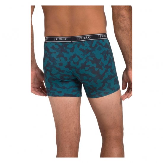 JP1880 Boxershorts Flexnamic OEKO-TEX Mid 2-Pack Blue - Donje rublje & kupaće hlače - muške donje rublje veliki brojevi