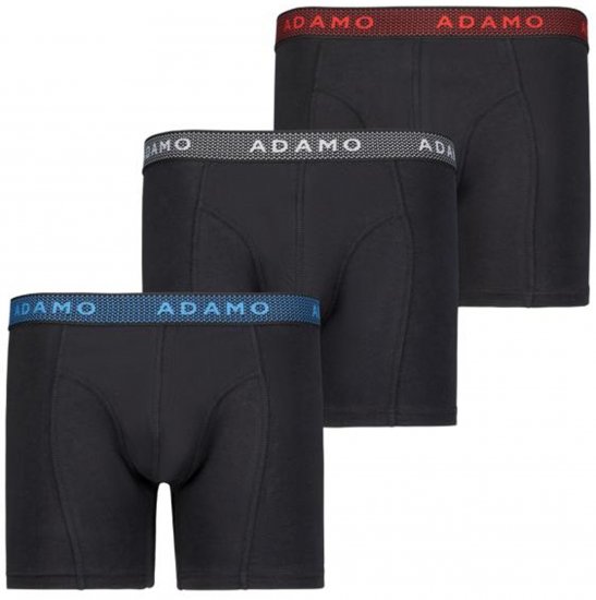 Adamo Jerry Maxi Boxers 703 Black 3-pack - Donje rublje & kupaće hlače - muške donje rublje veliki brojevi