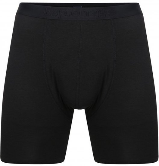 Espionage U010D Bamboo Trunks 2-Pack Black - Donje rublje & kupaće hlače - muške donje rublje veliki brojevi
